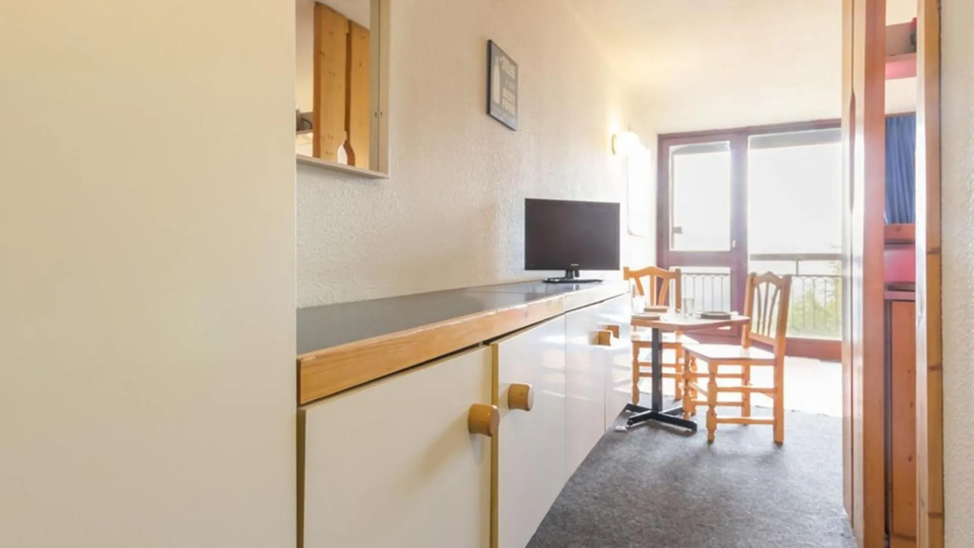 Studio Cabine Proche Centre, Balcon, 5 Pers - Fr-1-346-443 Les Arcs  Lägenhet